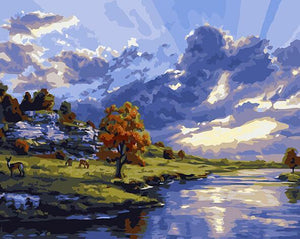 Amazing Sunrise Paint by Numbers