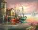 Anchored Boats Paint by Numbers