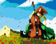 Anime Guitarist Paint by Numbers